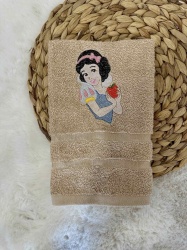 Детска кърпа за баня с бродерия - 30/50см. - Снежанка