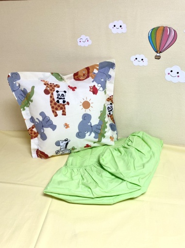 Долен чаршаф с ластик + калъфка - "Джунгла"