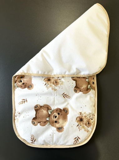 Непромокаема подложка 2в1 "Сладък мечо