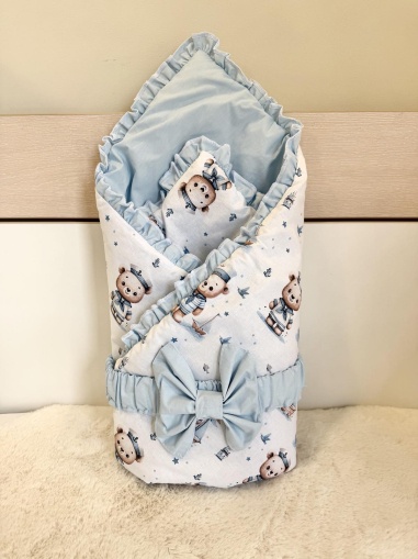 Порт бебе за изписване "Моряче", синьо, 80/80см.