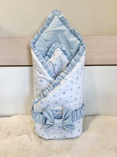 Порт бебе за изписване "Сини звездички", 80/80см.