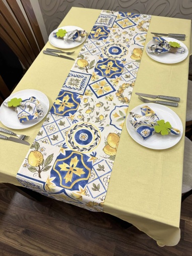 Комплект за маса "Слънчеви лимони"