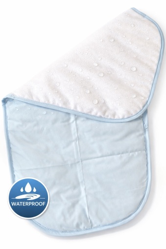 Непромокаема подложка 2в1 "Синьо"