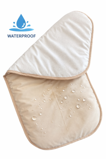 Непромокаема подложка 2в1 "Бежово"