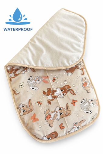 Непромокаема подложка 2в1 "Зайчета"