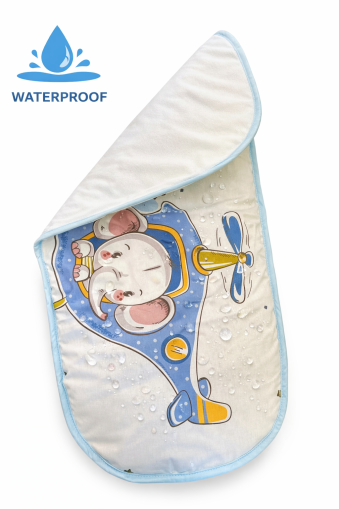 Непромокаема подложка 2в1 "Малко слонче"