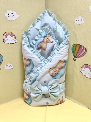 Порт бебе за изписване "Мечета", 80/80см
