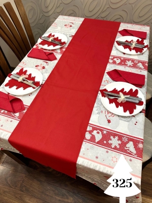 Коледен комплект за маса "Снежковци" - 325