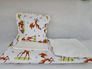 Бебешки комплект за количка "Сърнички"