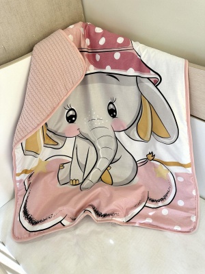 Бебешко одеяло - "Слонче" - 80/90см.