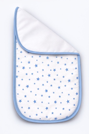 Непромокаема подложка 2в1 "Сини звездички"
