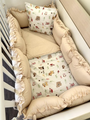 Бебешки спален комплект 8 части "Горичка"