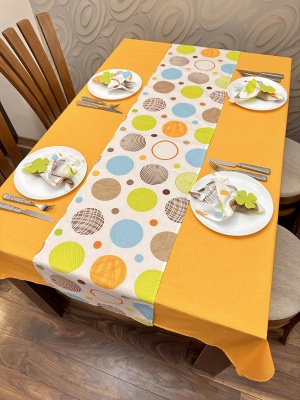 Комплект за маса "Цветна геометрия" - свежи цветова