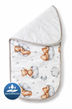 Непромокаема подложка 2в1 "Спящи мечета"