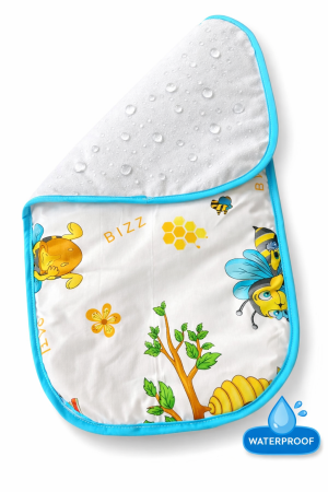Непромокаема подложка 2в1 "Пчелички"