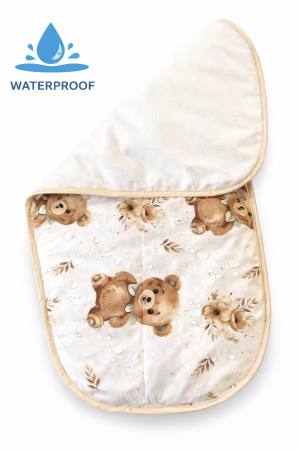 Непромокаема подложка 2в1 "Сладък мечо