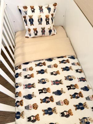 Бебешки спален комплект "Готините мечоци"